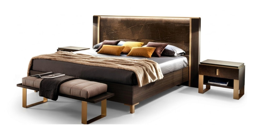Bed Cushion Classic Double Bed Wood 180x200cm Hotel Beds Bedroom New