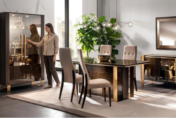 Dining table set dining room living room ensemble wood design tables 200x100cm