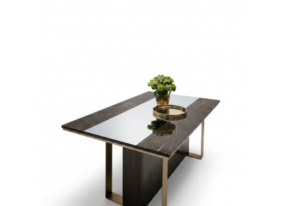 Designer dining table classic wooden dining room living room 160x90 cm new