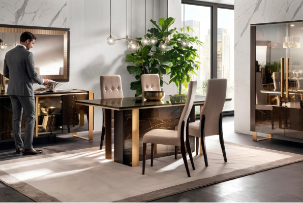 Dining table dining room set dining group classic table 5-piece tables new 4x chairs