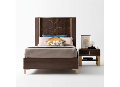 Bed, nightstand, bedroom, upholstered bed, classic, designer furniture, arredoclassic