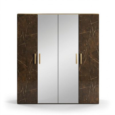 Luxury Wardrobe Closet Designer Wardrobes High Gloss Furniture Living Wood New
