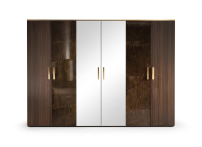Luxury Wardrobe Closet Designer High Gloss Furniture Living Wood New