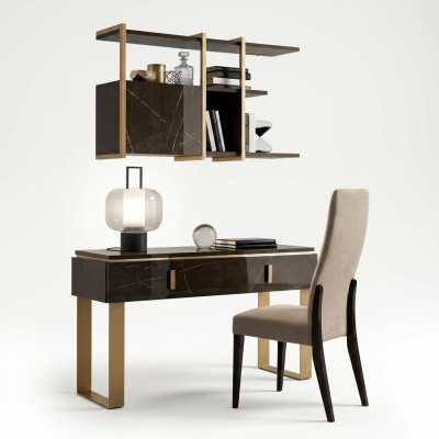Designer furniture desk wall shelf and chair new furniture Italian furniture