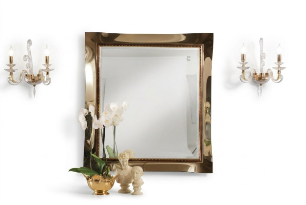Classic wall mirror wooden frame mirror furniture hanging mirror glass frame wall