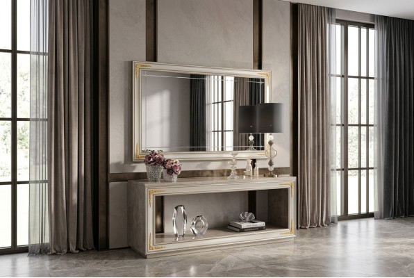 Mirror, wall mirror, hallway mirror, rectangular wood wall decoration, little mirror, baroque.
