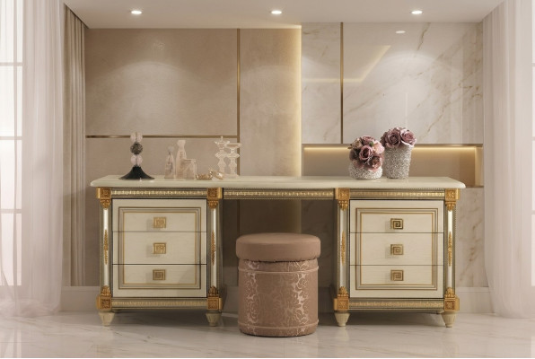 Console table, dressing table, makeup console, bedroom desk, secretary, new