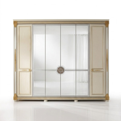 Wardrobe bedroom wood cabinet modern style cupboards luxury classic
