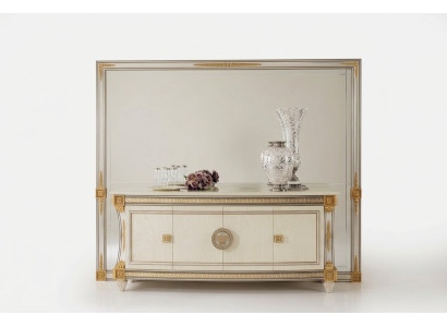 Buffet sideboard dresser mirror genuine handmade baroque rococo arredoclassic