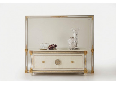 Buffet sideboard dresser mirror genuine handmade baroque rococo arredoclassic