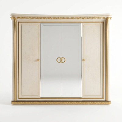 Wardrobe wardrobes mirror furniture living furniture wood Arredoclassic