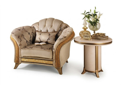 Classic Armchair TV Sofa 1-Seater Couch Designer Textile Upholstery New