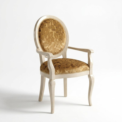 Chair Design Living Room Dining Room Wood Chairs Upholstery Armrest arredoclassic
