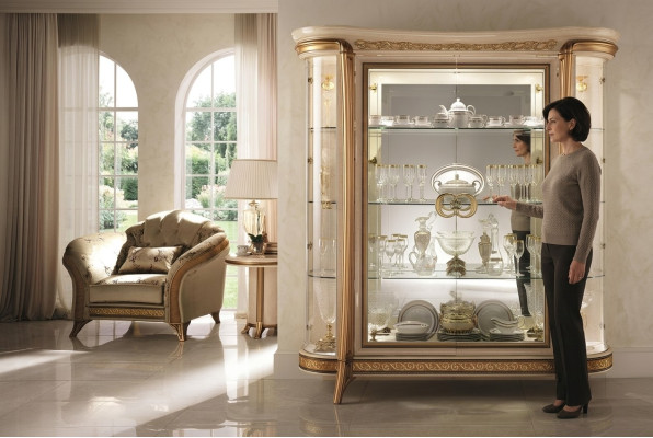 Display cabinets, sideboards, display sideboard, glass cabinet, Italy, arredoclassic