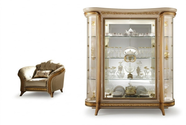 Display cabinets, sideboards, display sideboard, glass cabinet, Italy, arredoclassic