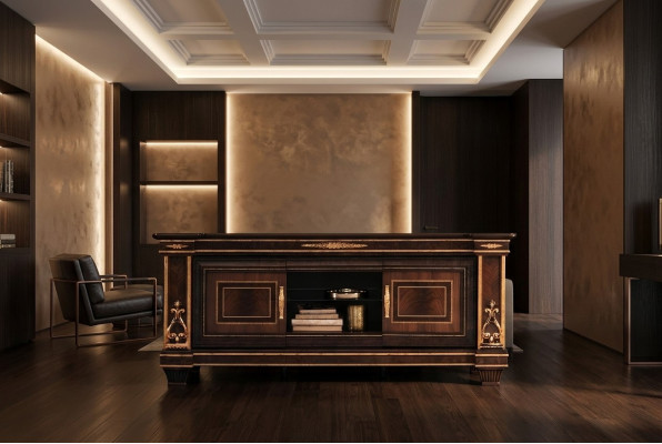 Sideboard Wood Handmade Classic TV Stand RTV TV Cabinet Furniture New