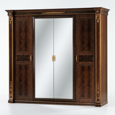 Wardrobe Bedroom Wood Cabinet Modern Style Luxury Wardrobes Classic