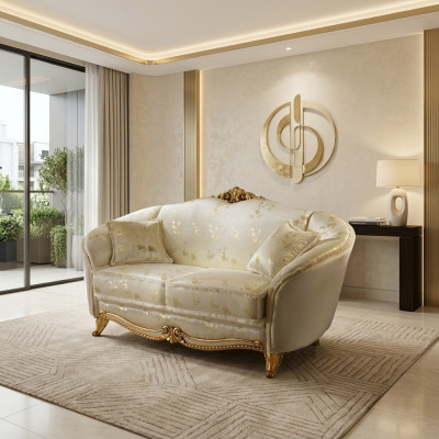 Sofa 2-seater luxury designer couch new sofa luxury upholstered sofas two-seater furniture