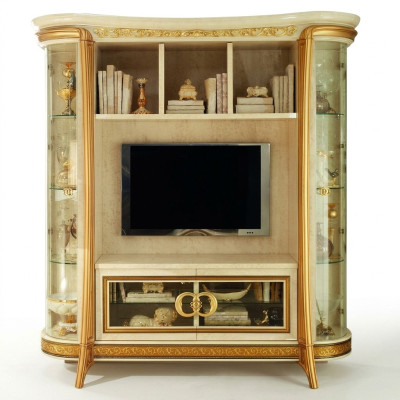 Living room extension media wall TV wall TV cabinet living wall Baroque Rococo