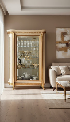 Design furniture wood classical style baroque showcase Italian furniture sideboard