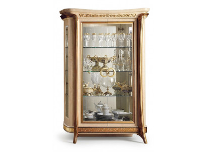 Design furniture wood classical style baroque showcase Italian furniture sideboard