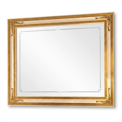 Classic Wall Mirror Wooden Frame Mirror Furniture Gold 170x110 Wood Frame Wall