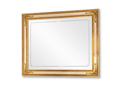 Classic Wall Mirror Wooden Frame Mirror Furniture Gold 170x110 Wood Frame Wall