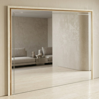 Mirror Wall Mirror Designer Hallway Living Room Wood Design 270x215 arredoclassic