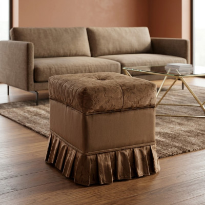Design stool bench luxury pouf footstool furniture upholstered ottoman arredoclassic