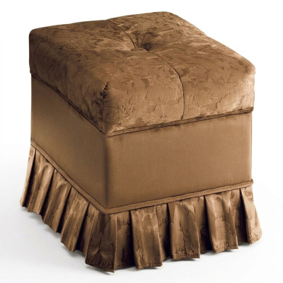 Design stool bench luxury pouf footstool furniture upholstered ottoman arredoclassic