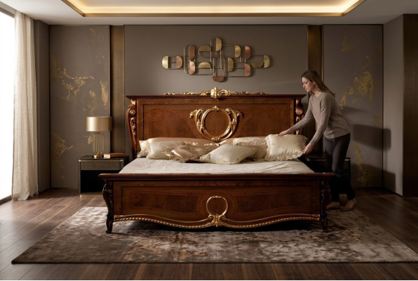 Italian bedroom furniture upholstered double bed luxury design beds new spouses