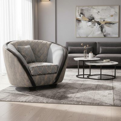 Design armchair fabric couch sofa upholstery sofas armchair TV 1 seat arredoclassic