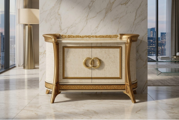 Dresser Design Wood Dressers Cabinet Luxury Sideboard Lowboard Sideboard Beige