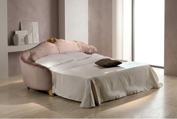 Sofa sleeper sofa designer 3-seater sofa with bed function couch textile sofa upholstery