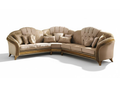 Corner sofa couch upholstery living landscape textile corner sofas set L-shape new