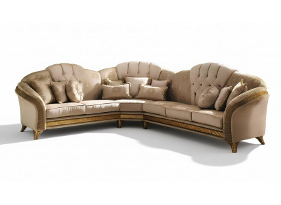 Corner sofa couch upholstery living landscape textile corner sofas set L-shape new