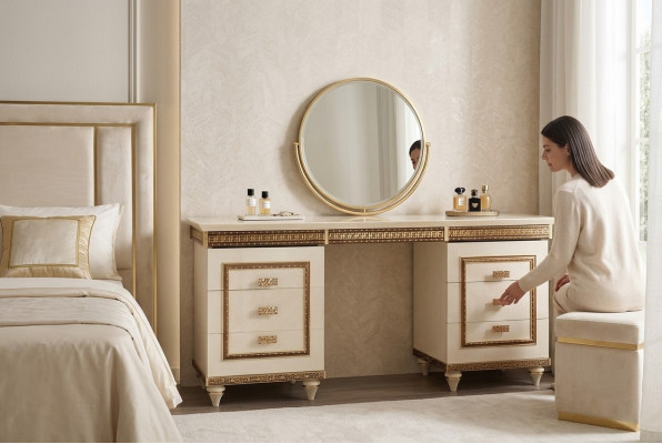 Dressing Table, Nightstand, Make-up Table, Console, Bedroom Dresser, Consoles, New