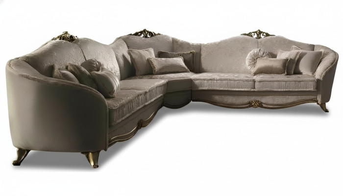 Corner sofa living landscape sofa couch L shape upholstered couches textile arredoclassic