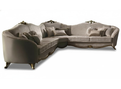 Corner sofa living landscape sofa couch L shape upholstered couches textile arredoclassic