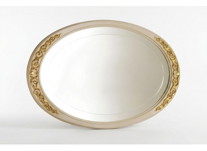 Design mirror wall mirror wood frame hanging mirror luxury Italian furniture