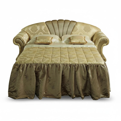 Sofa 2-seater couch design upholstery classic textile fabric bed function couches