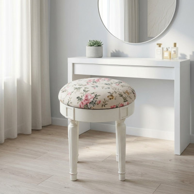 Round stool pouf footstool round stool upholstered stool seat stool side table