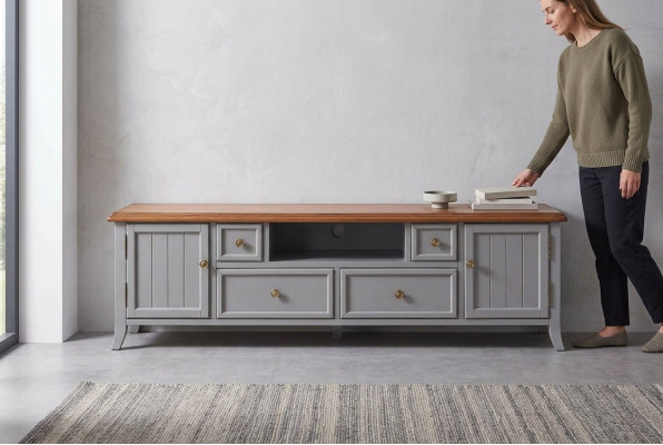 Designer dresser side low board cabinet living room shelf luxury metal