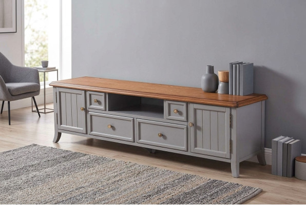 Designer dresser side low board cabinet living room shelf luxury metal
