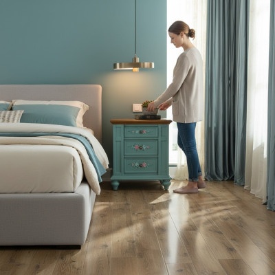 Classic nightstands made of real wood bedroom console table side tables