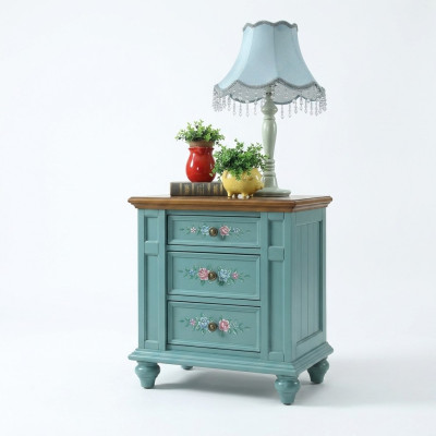 Classic nightstands made of real wood bedroom console table side tables