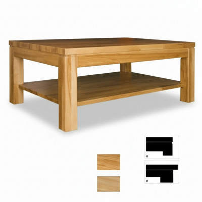 Coffee table wooden table solid wood side table table 120x80 coffee tables