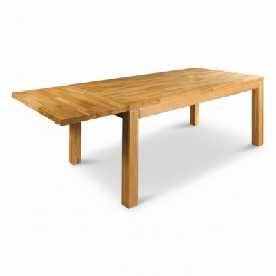 Table Dining Table Massive Furniture Dining Room 180x90cm Real Wood Solid Wood New Tables