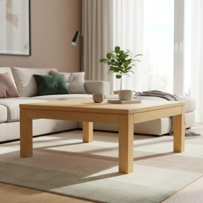 Coffee table wooden table solid wood tabletop side table table 120x80 coffee tables