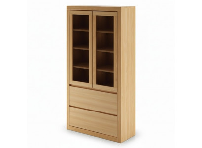Showcase cabinet shelf, wooden cabinet system, shelving living room glass cabinet